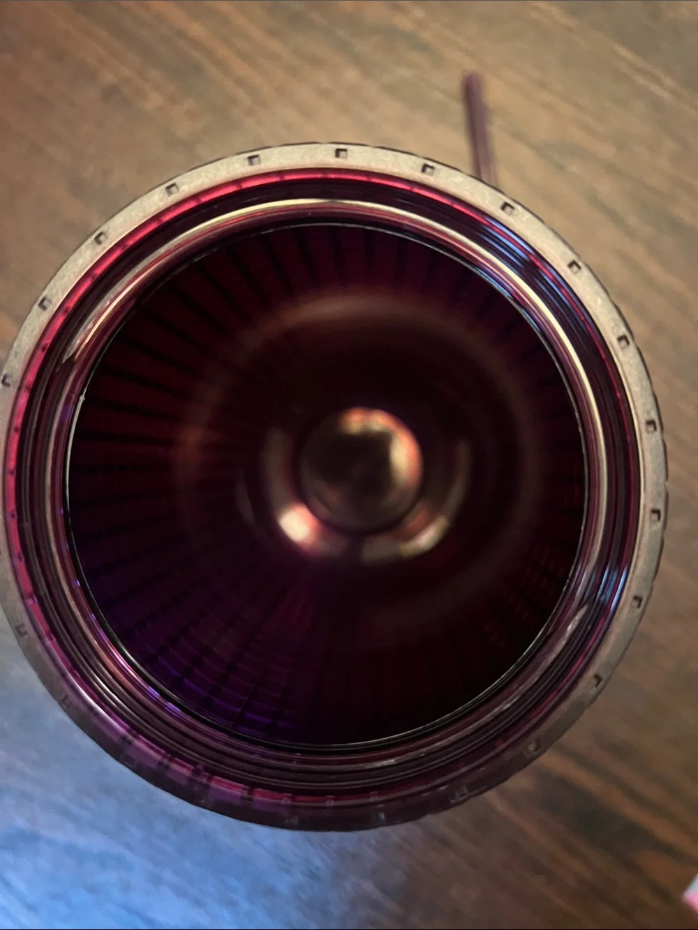 Starbucks Iridescent Burgundy Studded Tumbler with Matching Straw